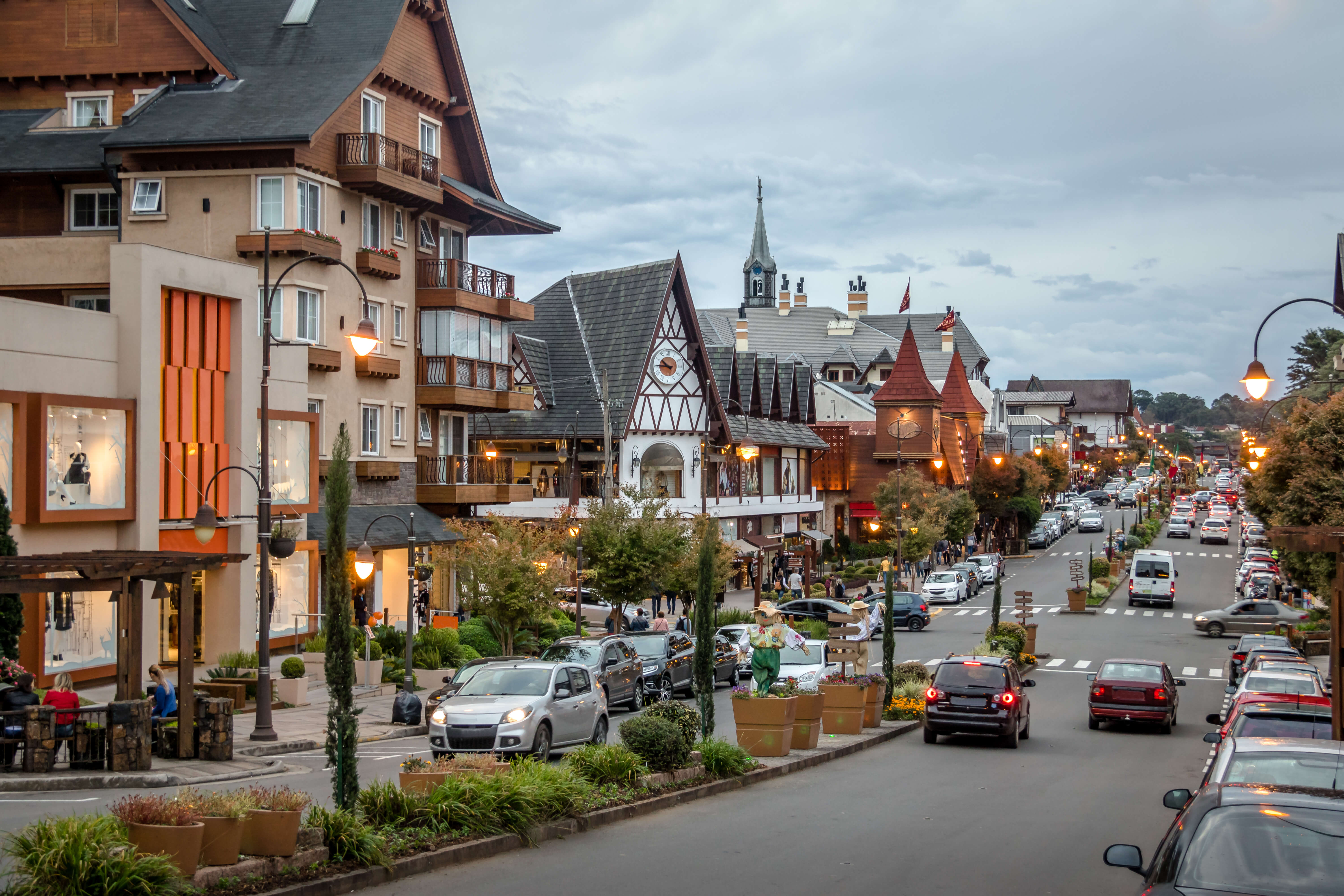 rua em gramado rio grande do sul